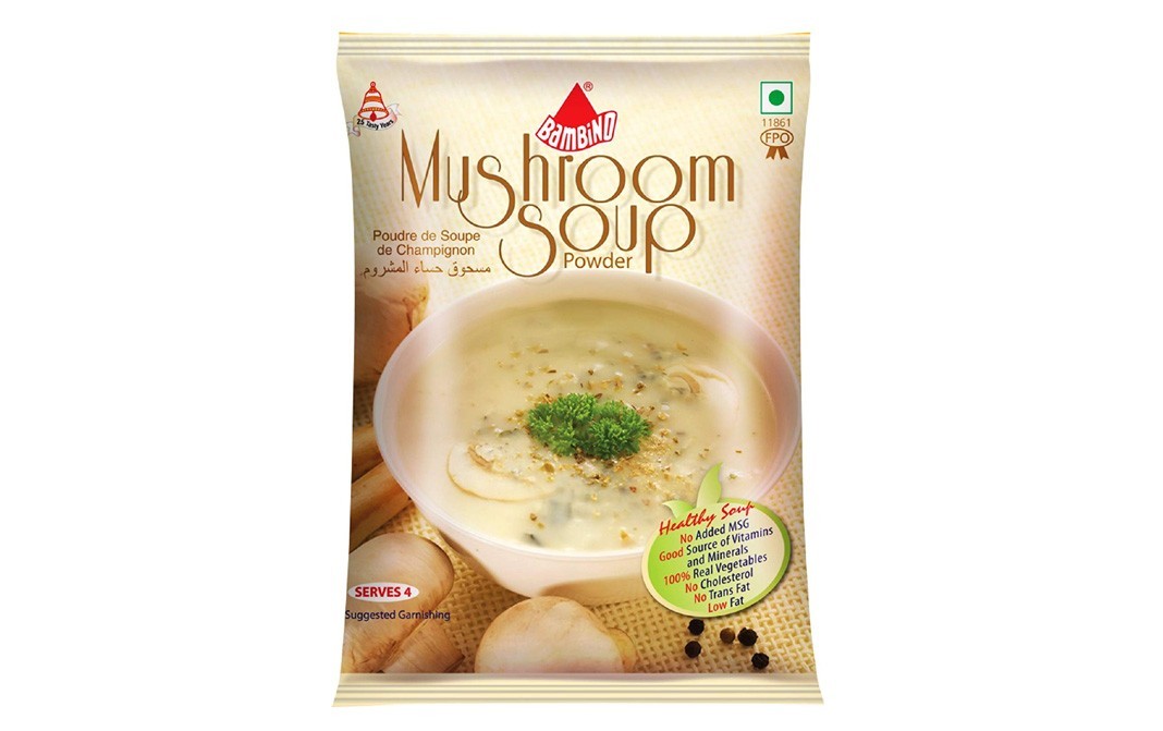 Bambino Mushroom Soup Powder    Pouch  45 grams